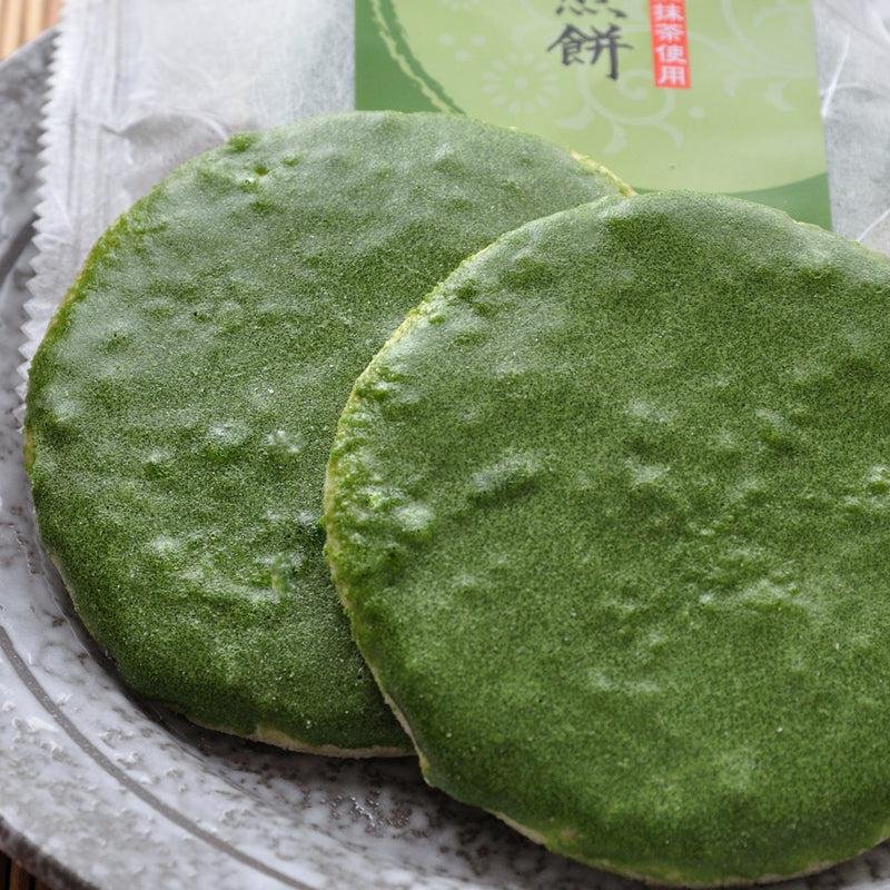 Chayudo Uji Matcha Flavored Sweet And Salty Senbei Rice Crackers 10 pcs. - Image 2