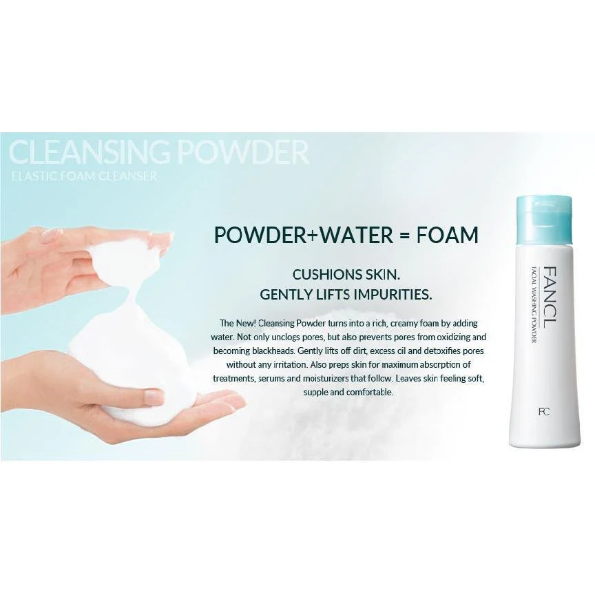 FANCL Facial Washing Powder Gentle Enzyme Cleanser (Pack of 2) - Image 3
