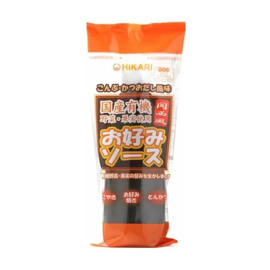 Hikari Foods Organic Okonomiyaki Sauce Kansai Style Okonomiyaki Sauce 300g