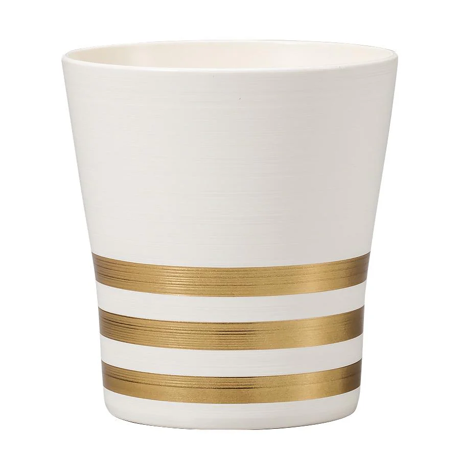 Isuke Drinking Cup Brushed Gold Design Resin Tumbler