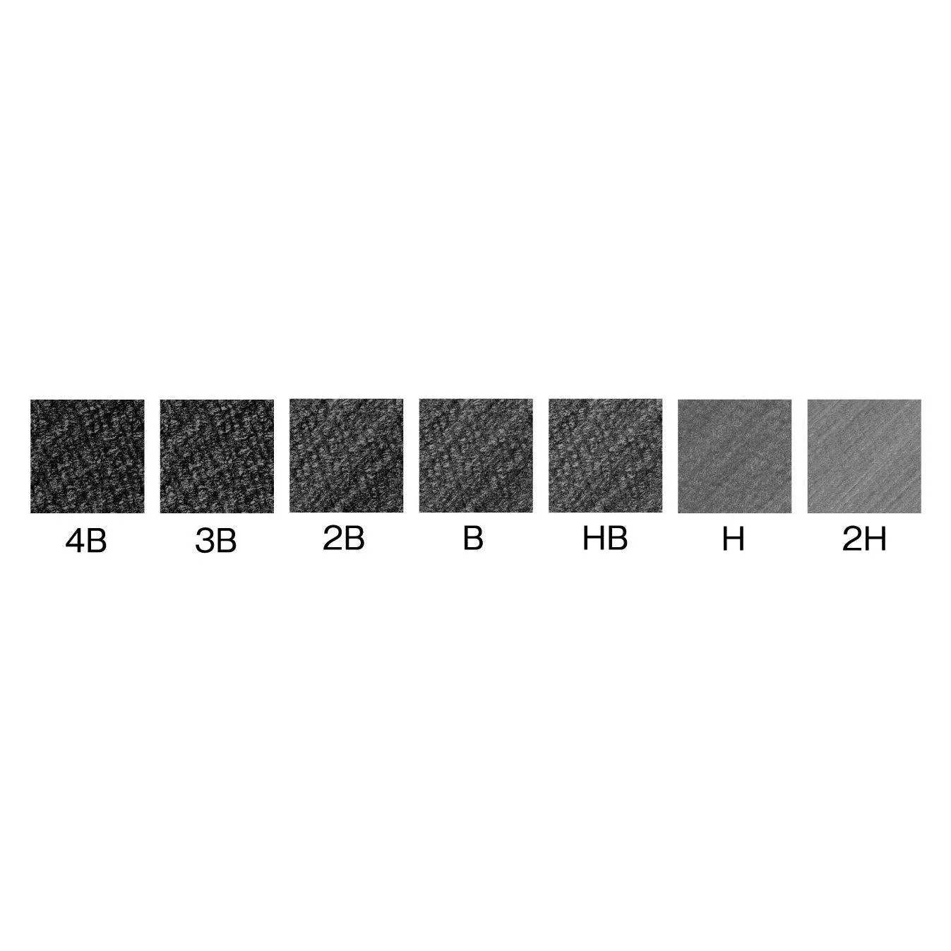 uni Mitsubishi Star Japanese Graphite Pencils 3B 12 Pieces - Image 2