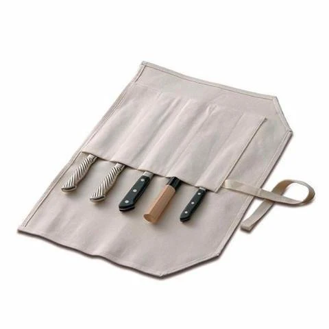 Tojiro Chef Knife Canvas Roll Storage Bag for Kitchen Knives F-359