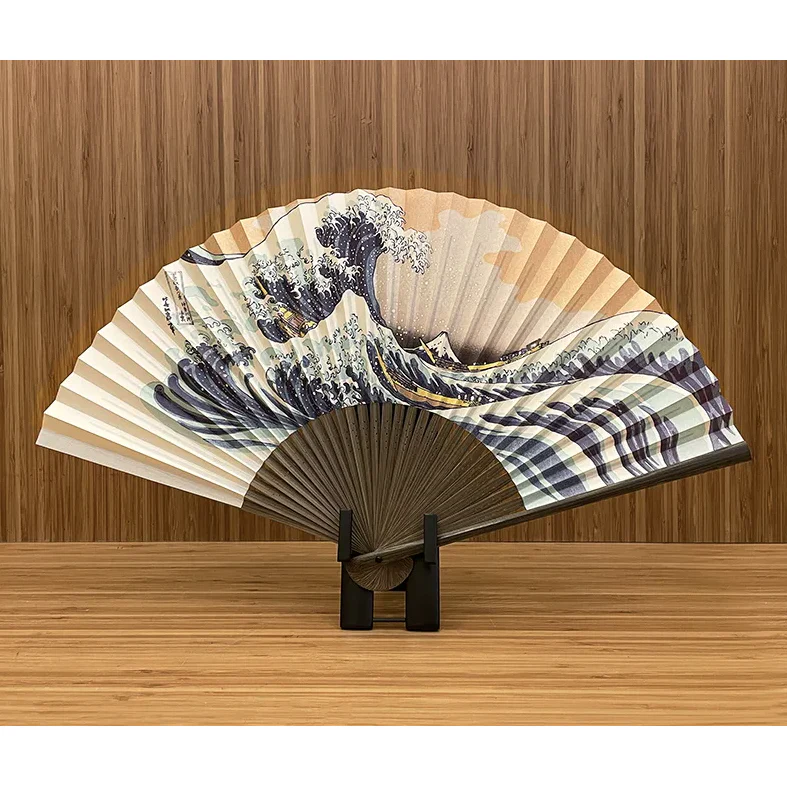 Yamani Kabuki Ukiyo-e Japanese Sensu Folding Fan 22.5cm - Image 3